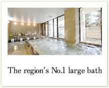 The region's No.1 large bath